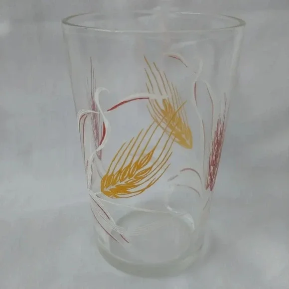 Vintage Harvest Wheat Motif Breakfast Cup - Picture 4 of 8